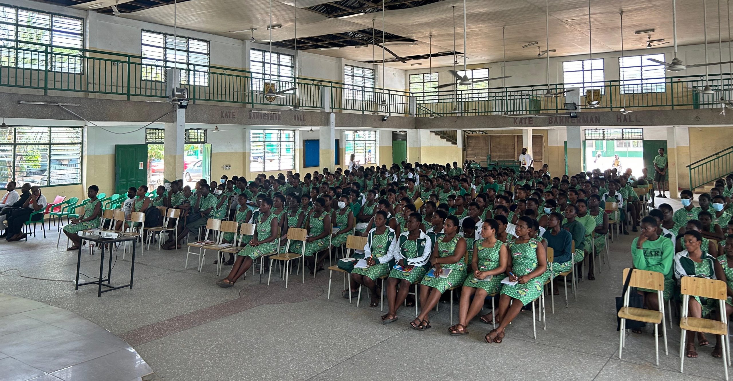 Students engaged during orientation.